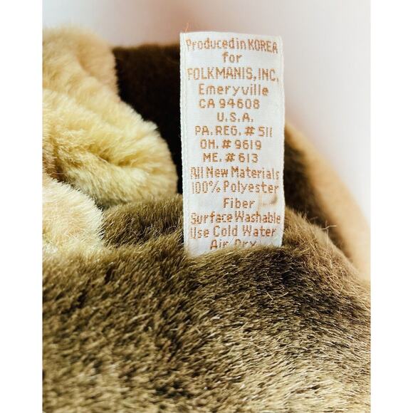 Folkmanis Folktails Plush Puppet Kangaroo Missing Baby Joey 26” Brown Furry Folk - Picture 6 of 11